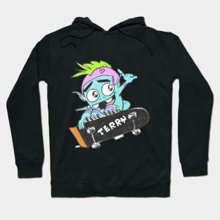 Terry T-shrit Hoodie